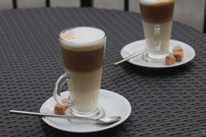Ароматный кофе-латте для любимой