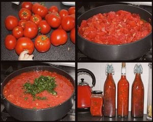 Домашняя паста из томатов